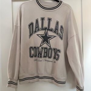 Abercrombie & Fitch Dallas Cowboys Crewneck Sweater